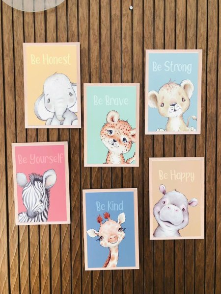 براويز خشبية مقاس 20*30 سم